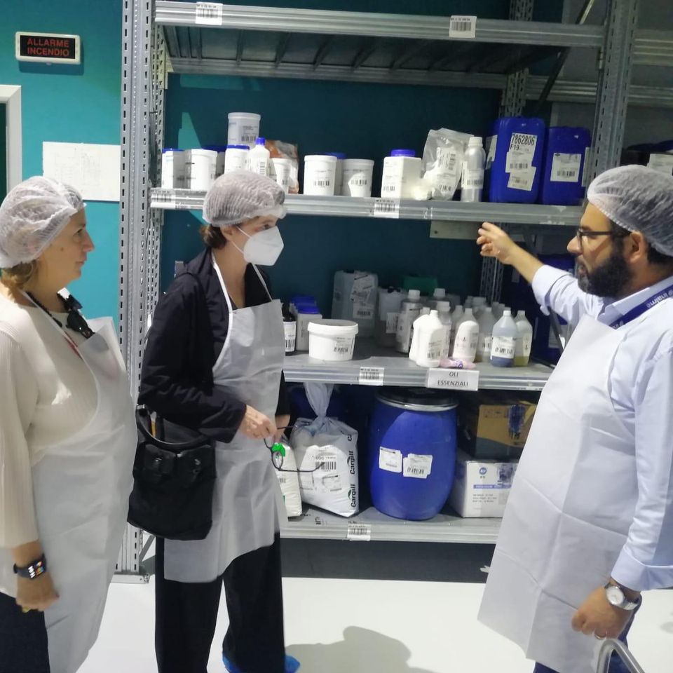 Annamaria Parente - Visita alla zona industriale di Catania