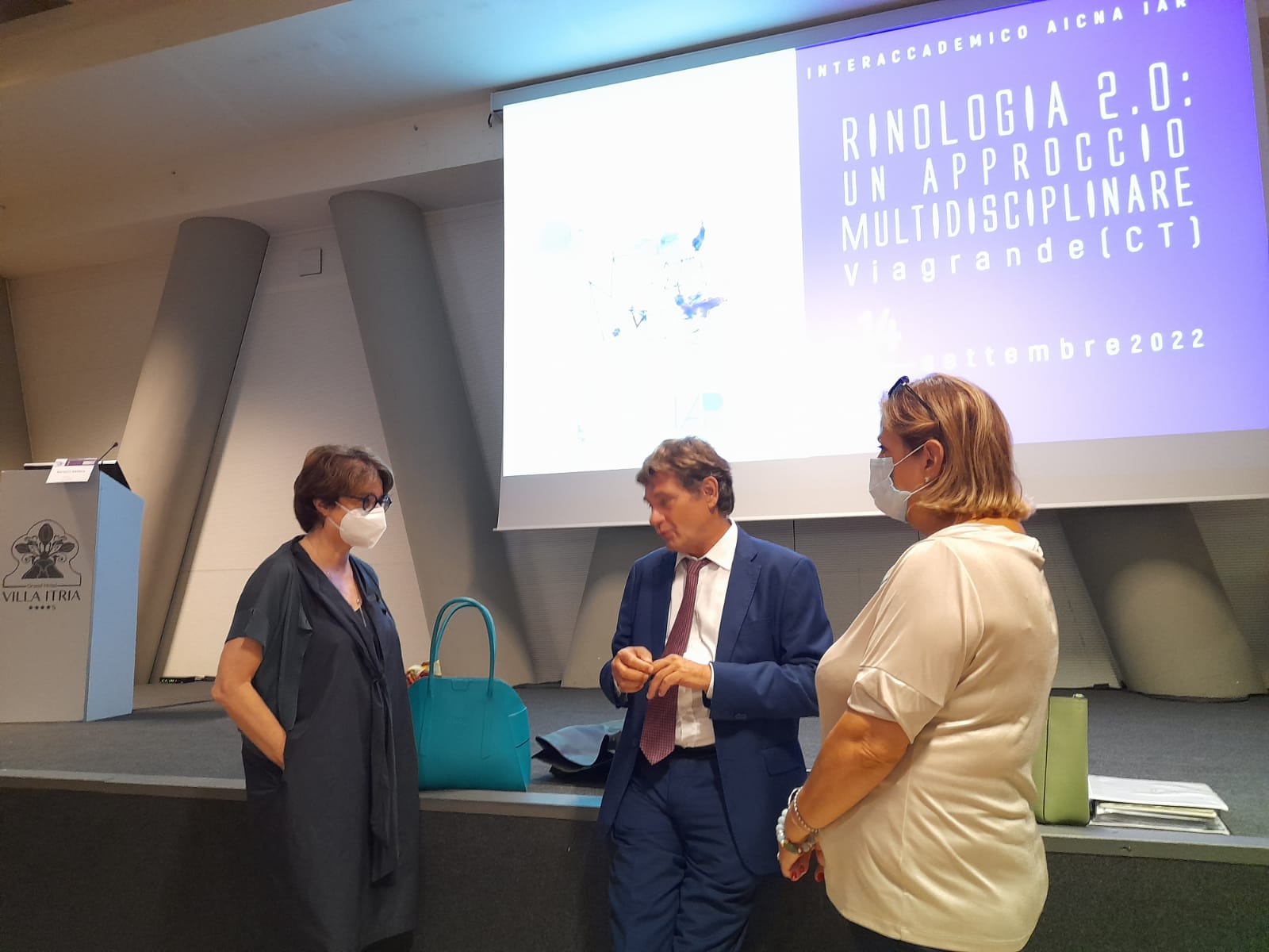 Annamaria Parente - Visita alle accademie di Citologia Nasale e Rinologia